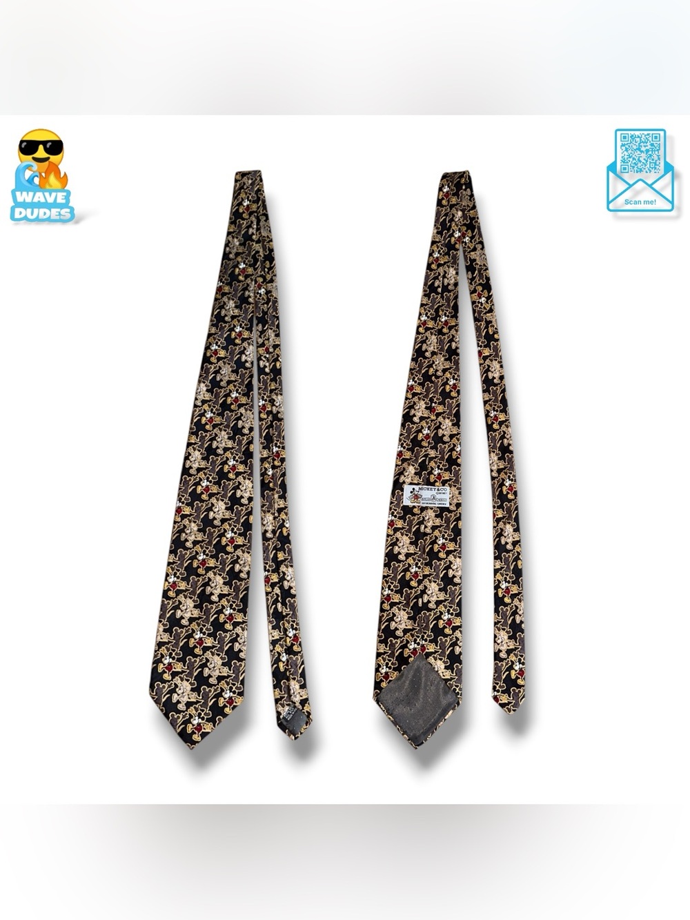 Men’s Mickey & Co. Mickey Mouse Silk Tie